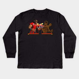 Last Dragon (Street Fighter style) Kids Long Sleeve T-Shirt